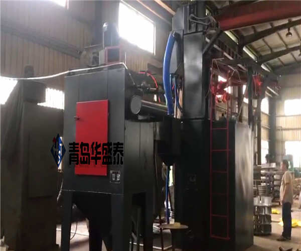 福州376拋丸機安裝調試完畢圖