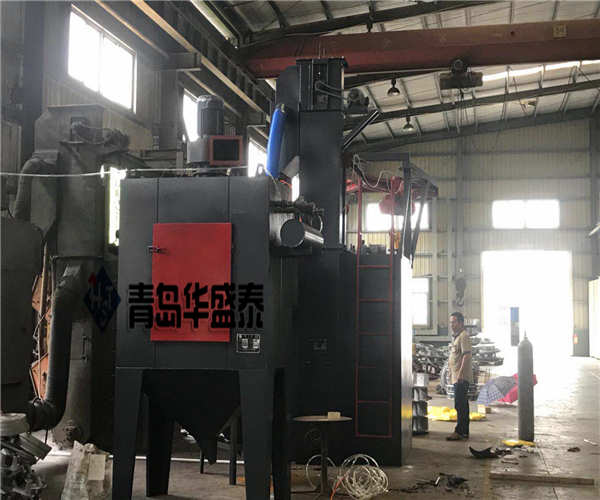 福州376拋丸機安裝調試完畢圖