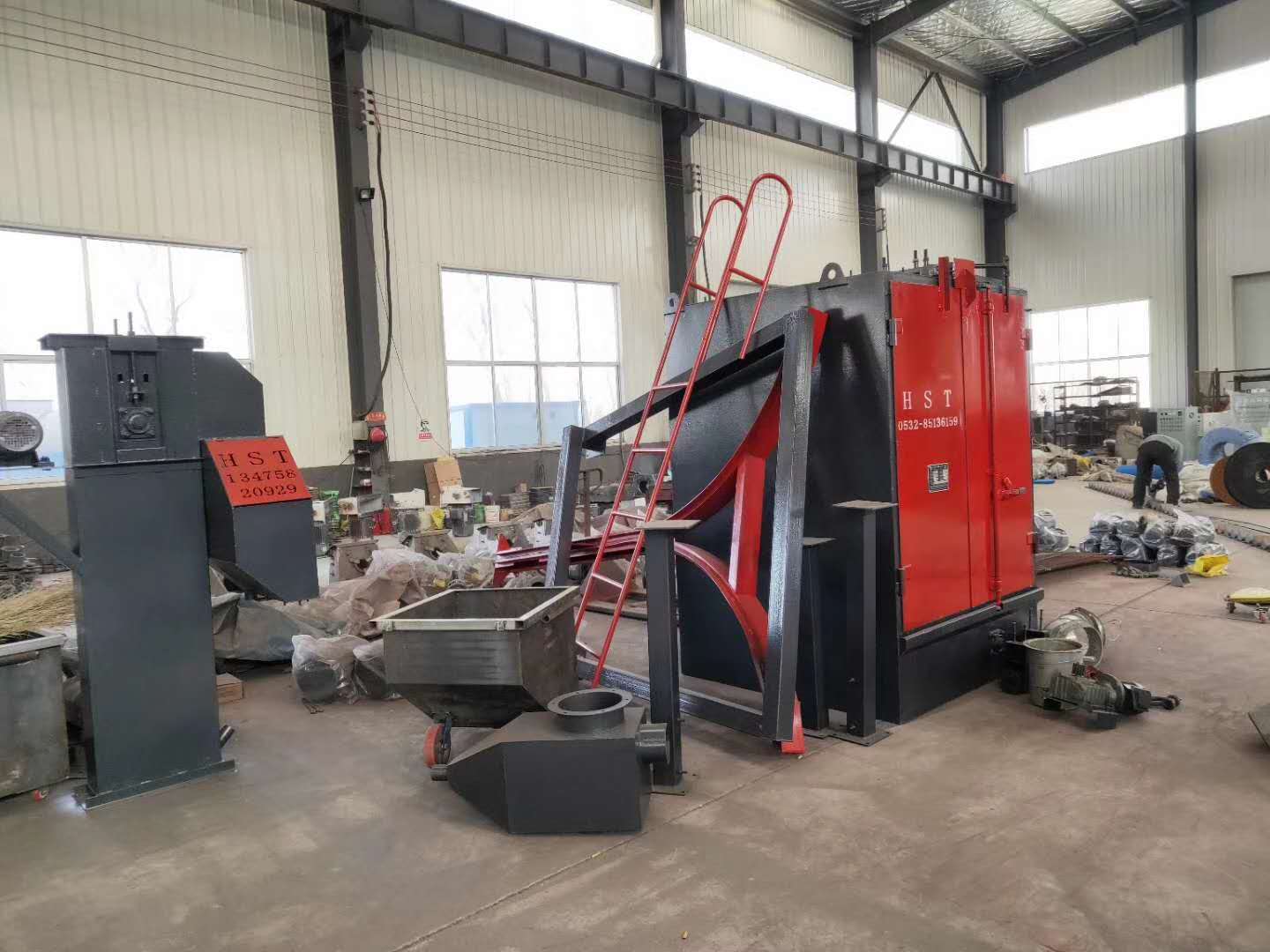 吊鉤式拋丸機發(fā)往菏澤 吊鉤式拋丸機發(fā)往菏澤