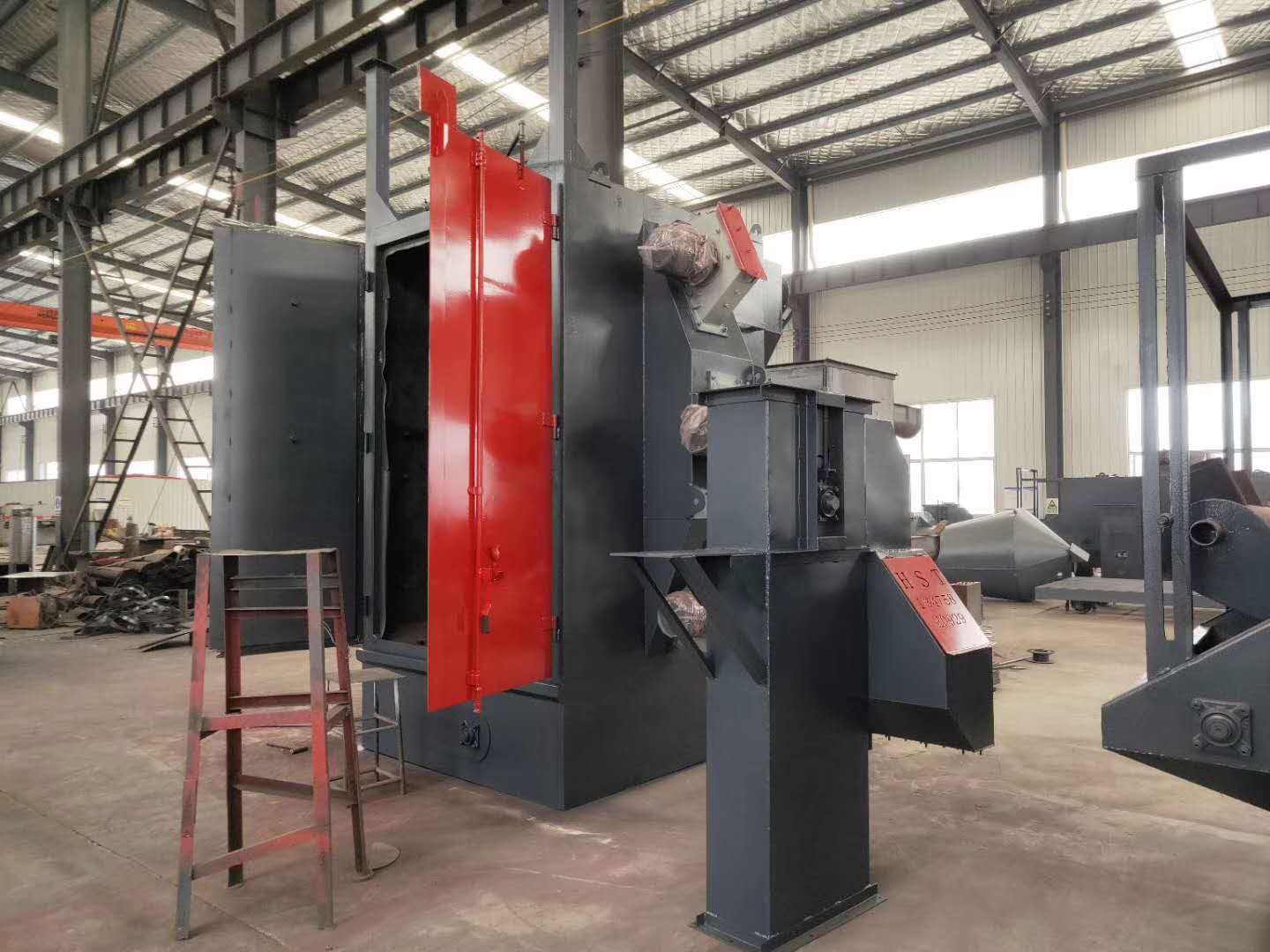 q3720吊鉤式拋丸機發(fā)往安徽 q3720吊鉤式拋丸機發(fā)往安徽