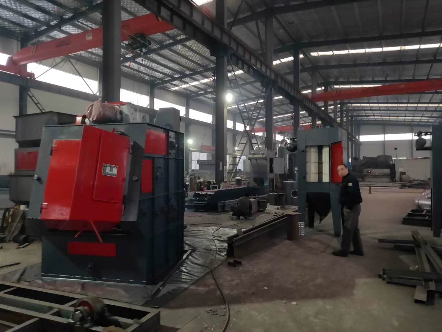 q3210履帶式拋丸機發(fā)往即墨 q3210履帶式拋丸機發(fā)往即墨