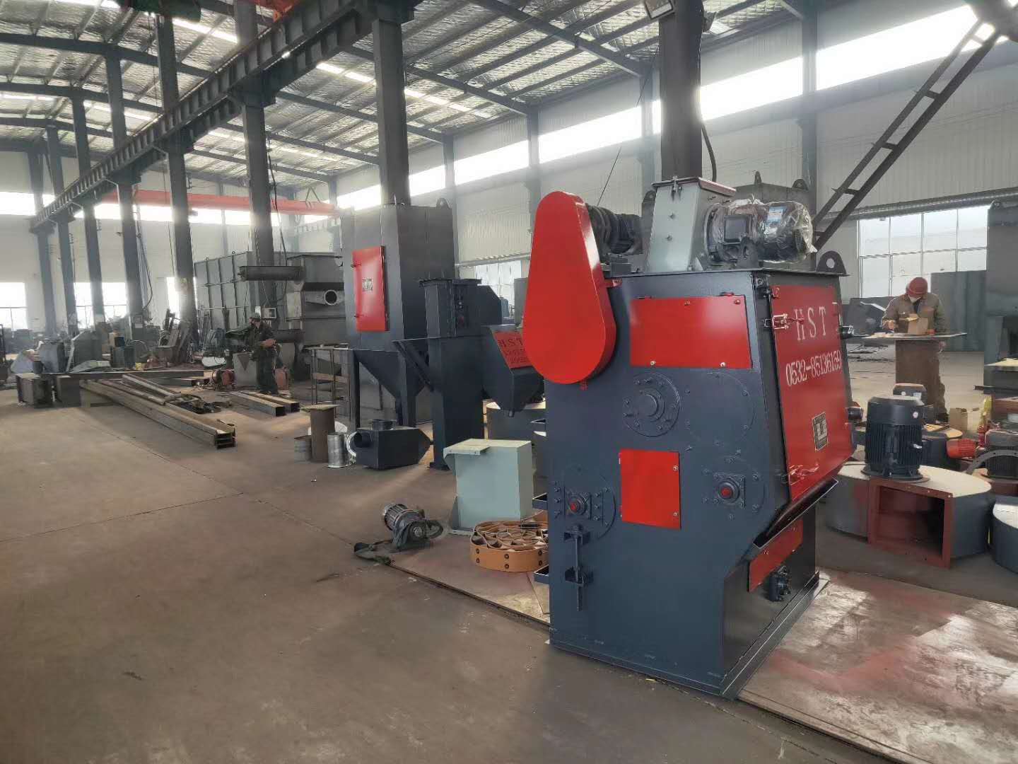 q326履帶式拋丸機發(fā)往天津 q326履帶式拋丸機發(fā)往天津