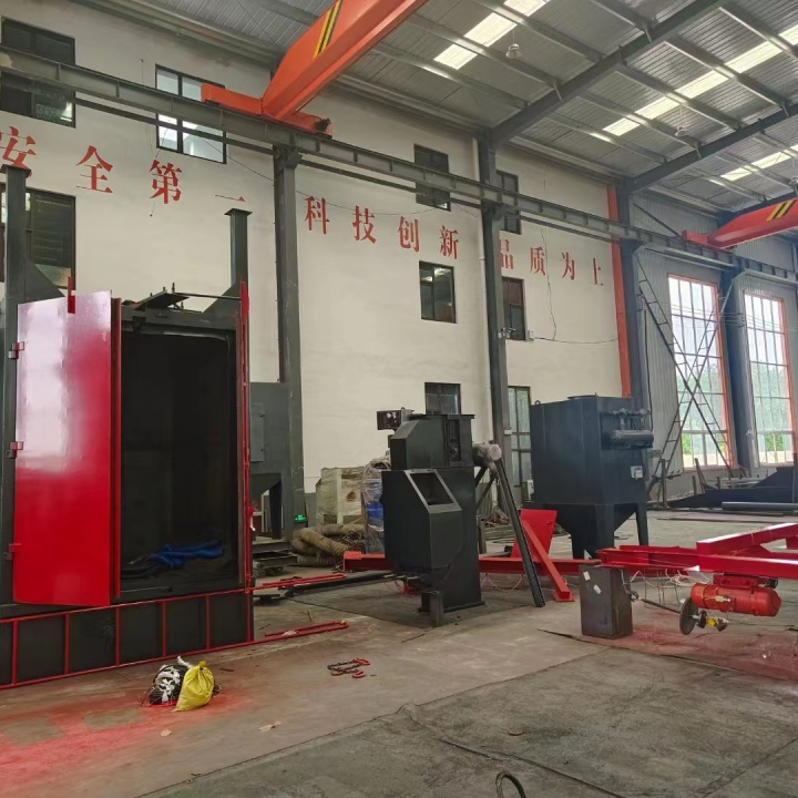 橡膠履帶拋丸清理機(jī)_橡膠清理拋丸履帶機(jī)視頻_拋丸機(jī)橡膠履帶怎么修補(bǔ)